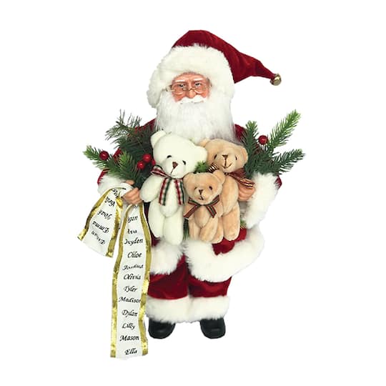 Santa's Workshop 15" Bear Hug Claus By Santasworkshop | 8" x 7" x 15" | Michaels®